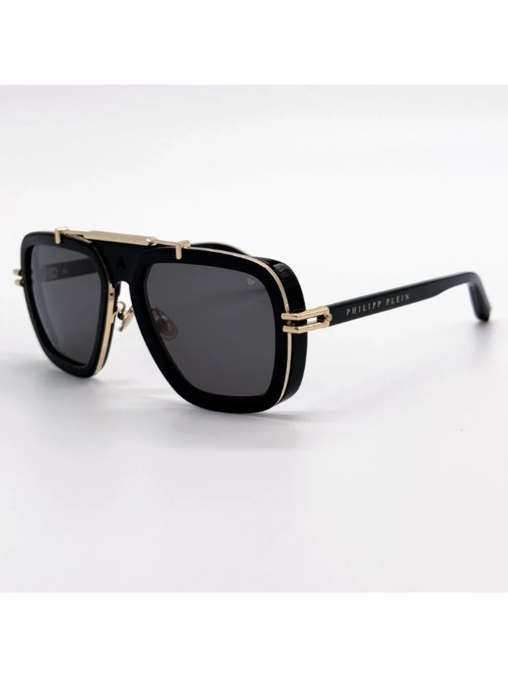 NEW PHILIPP PLEIN SUNGLASSES SPP109V 700K BLACK/GRAY MEN EYEWEAR